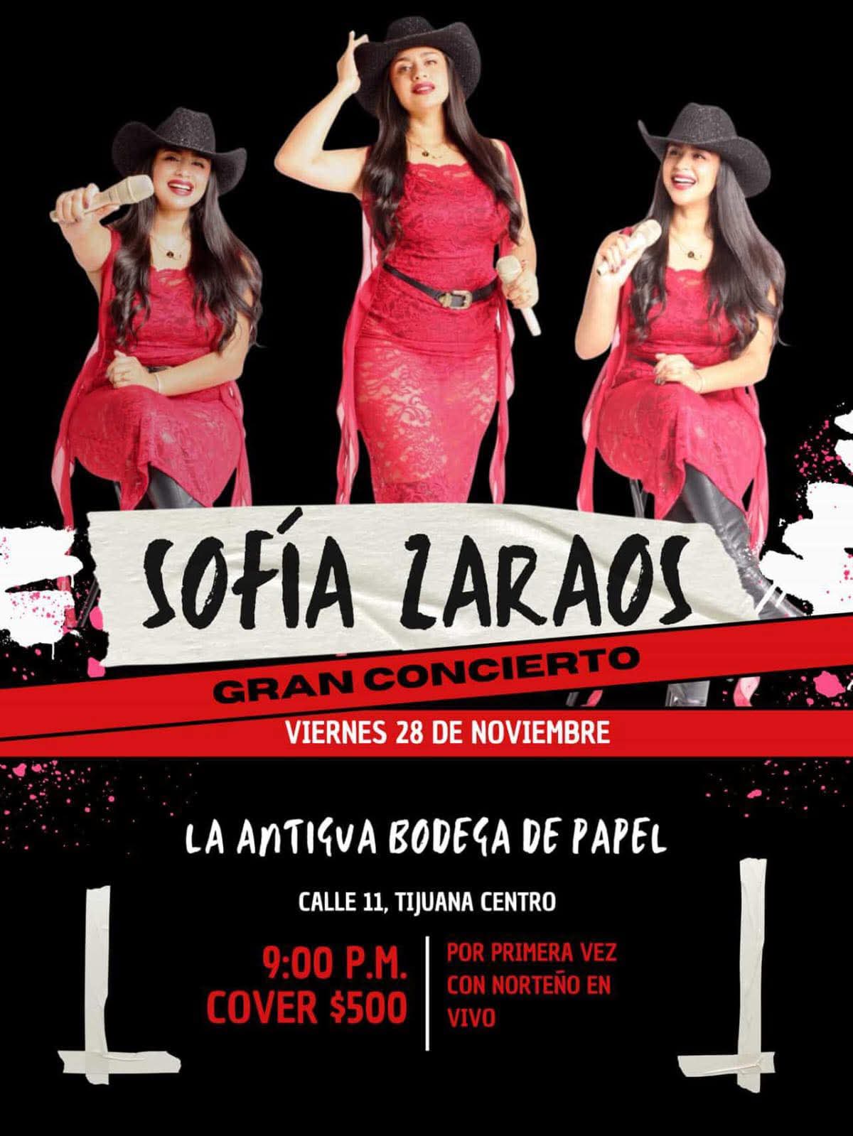 Sofía Zaraos en Tijuana 2025