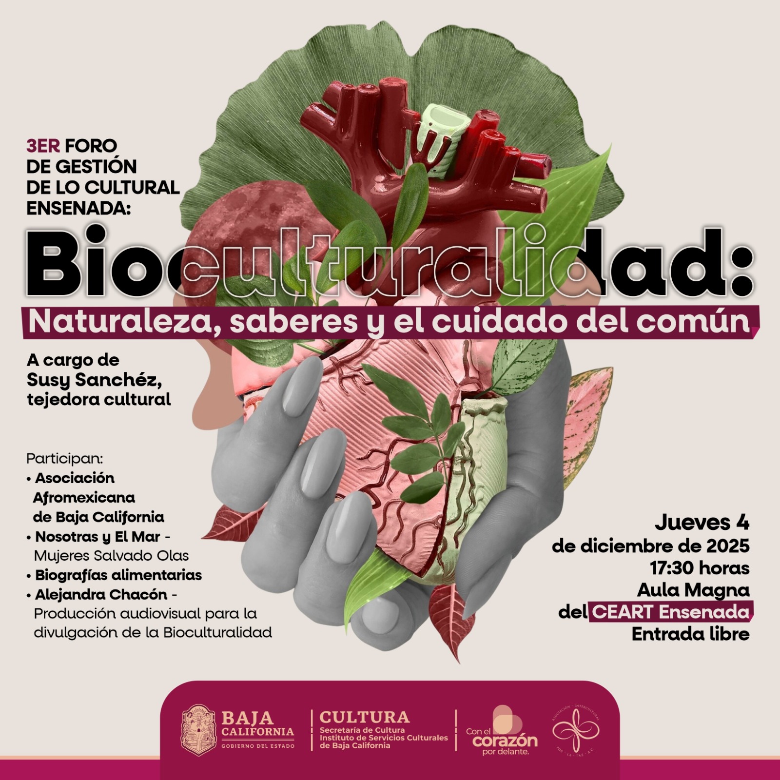 Bioculturalidad Naturaleza saberes y el cuidado del común en Ensenada 2025