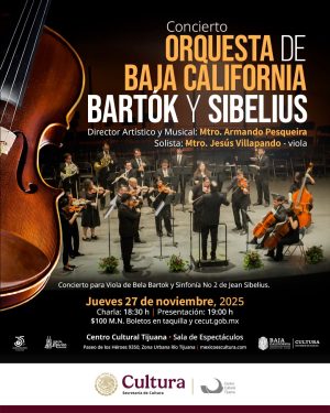 C Orquesta de Baja California Bartok y Sibelius en Tijuana 2025