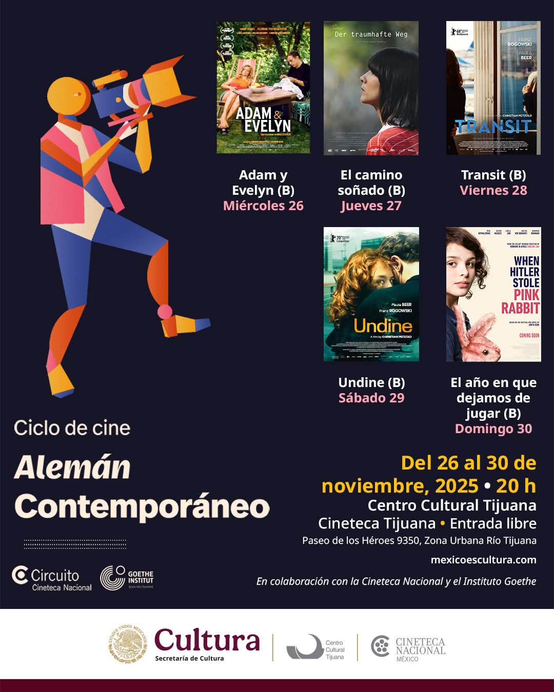 Ciclo de Cine Alemán Contemporáneo en Tijuana 2025