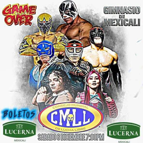 Game Over CMLL en Mexicali 2025