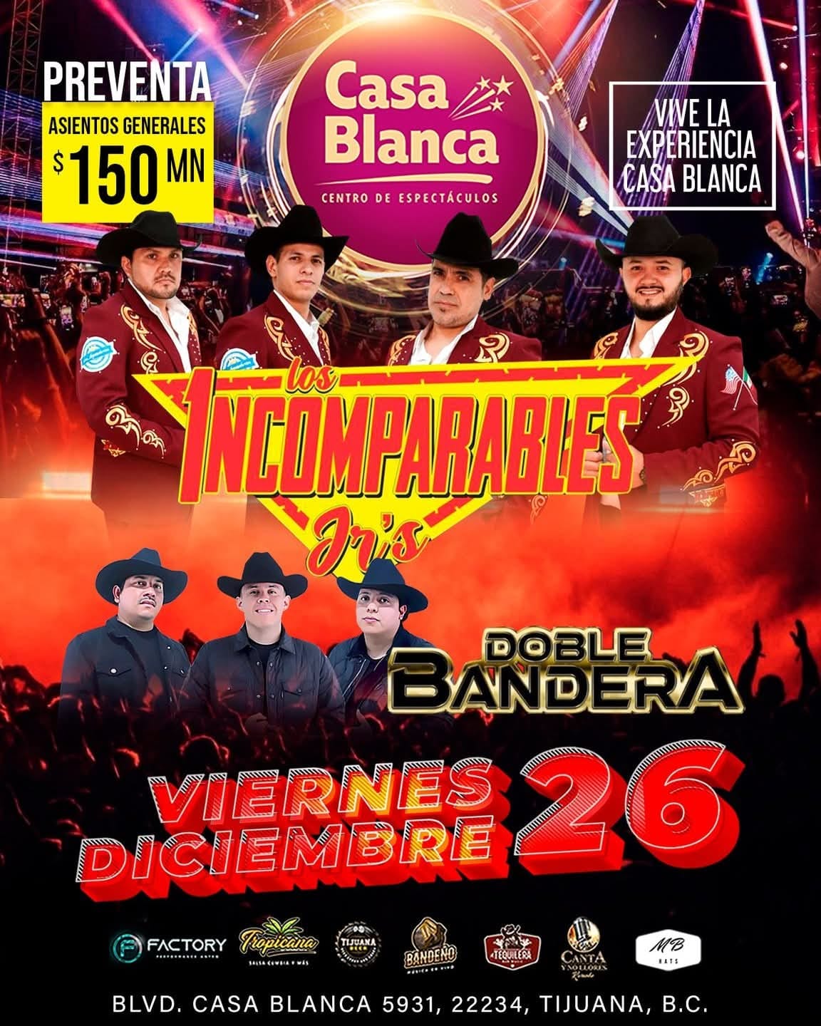 Los Incomparables Jr´s en Tijuana 2025