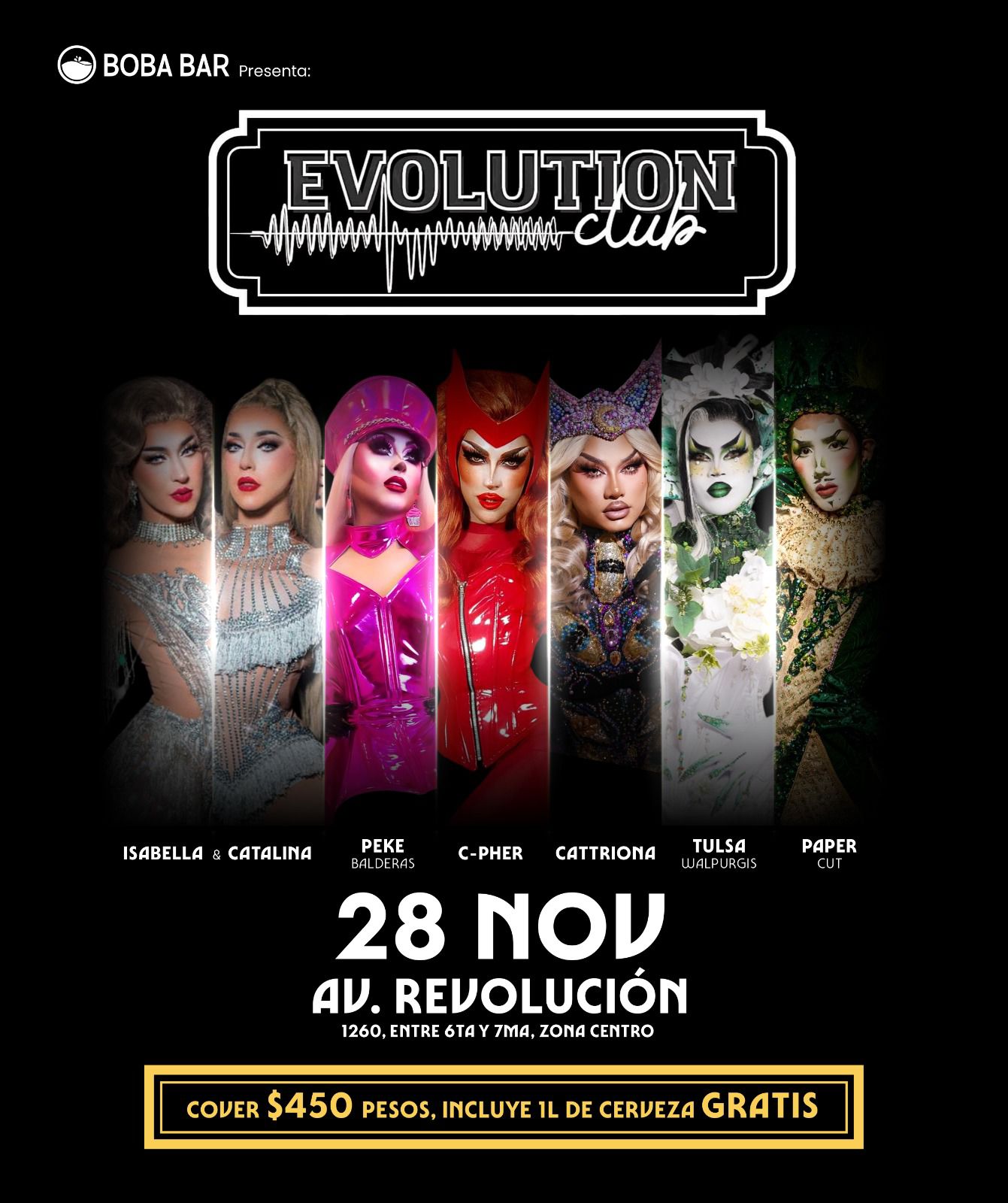 Show Drag Night en Tijuana 2025