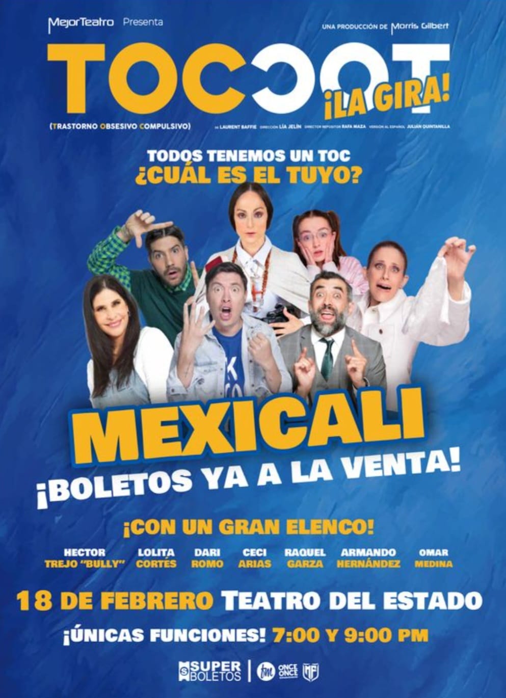Toc Toc La Gira en Mexicali 2026