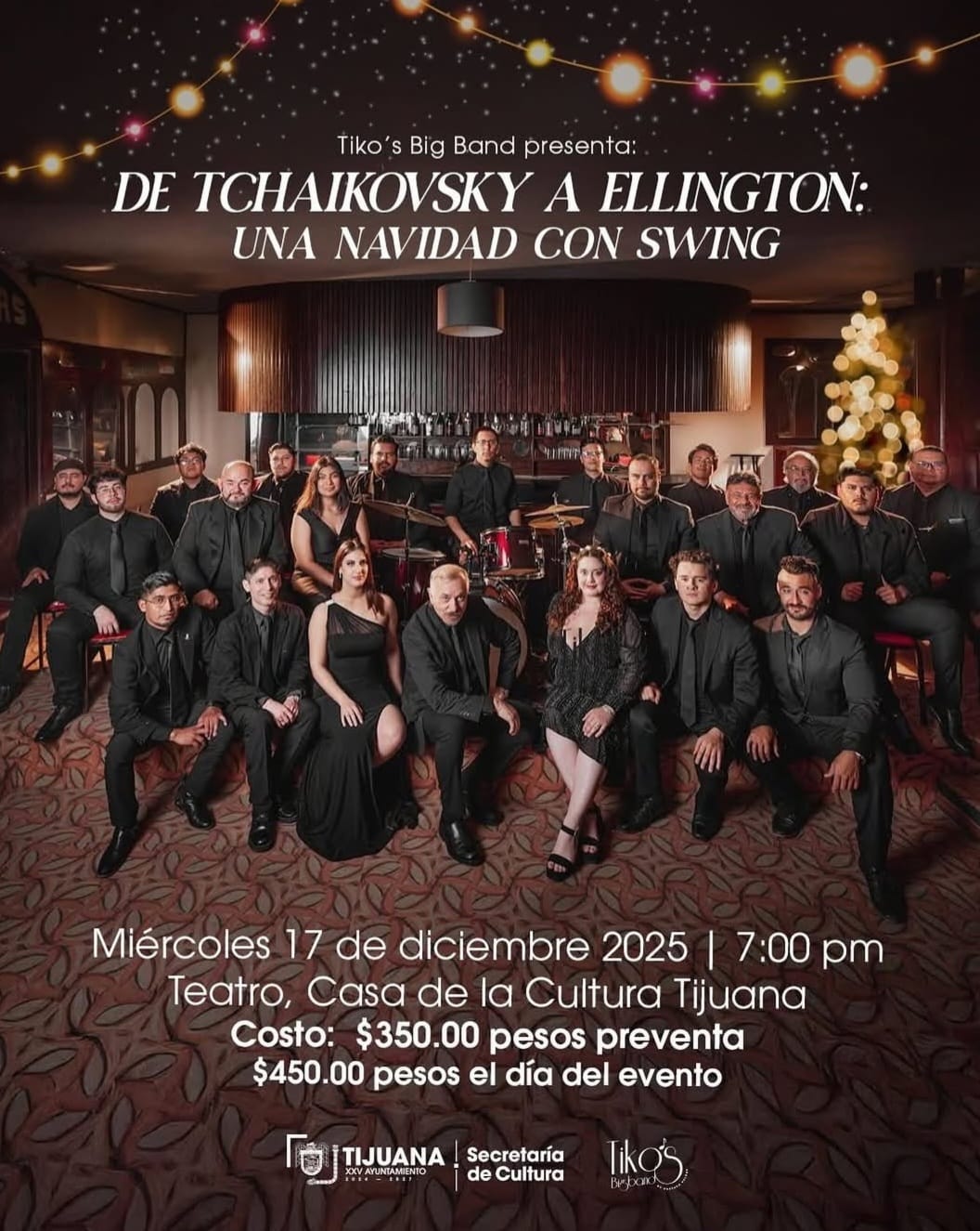 De Tchaikovsky a Ellington Una Navidad con Swing en Tj2025