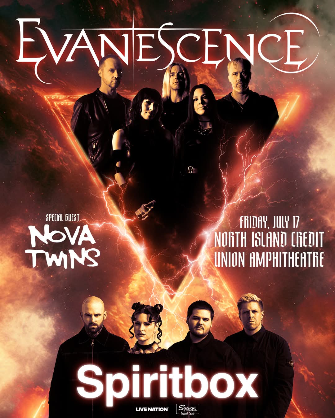 Evanescence en Chula Vista C.A. 2026