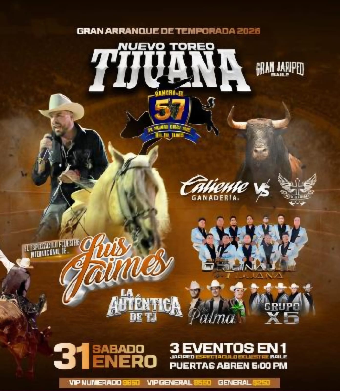 Gran Jaripeo Baile en Tijuana 2026