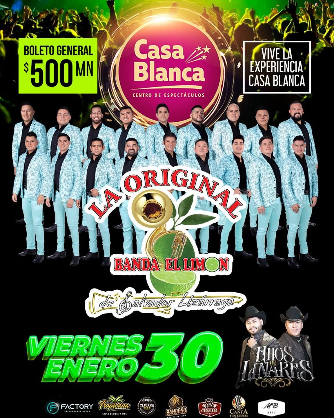 La Original Banda El Limón en Tijuana 2026