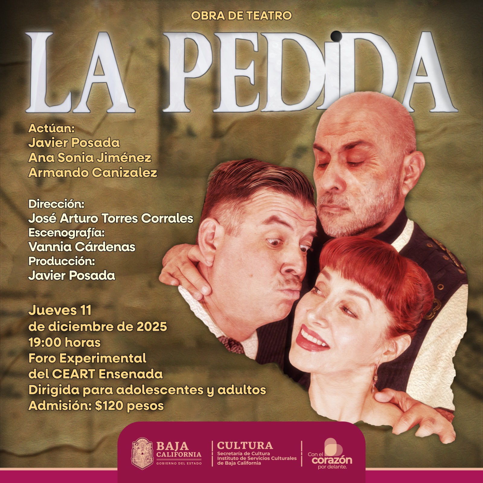 Obra de Teatro La Pedida en Ensenada 2025