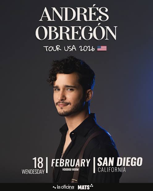 Andrés Obregón en San Diego C.A. 2026
