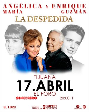 Angélica María y Enrique Guzmán en Tijuana 2026