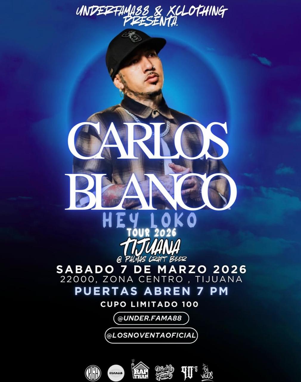 Carlos Blanco en Tijuana 2026