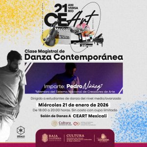 Clase Magistral de Danza Contemporánea en Mexicali 2026