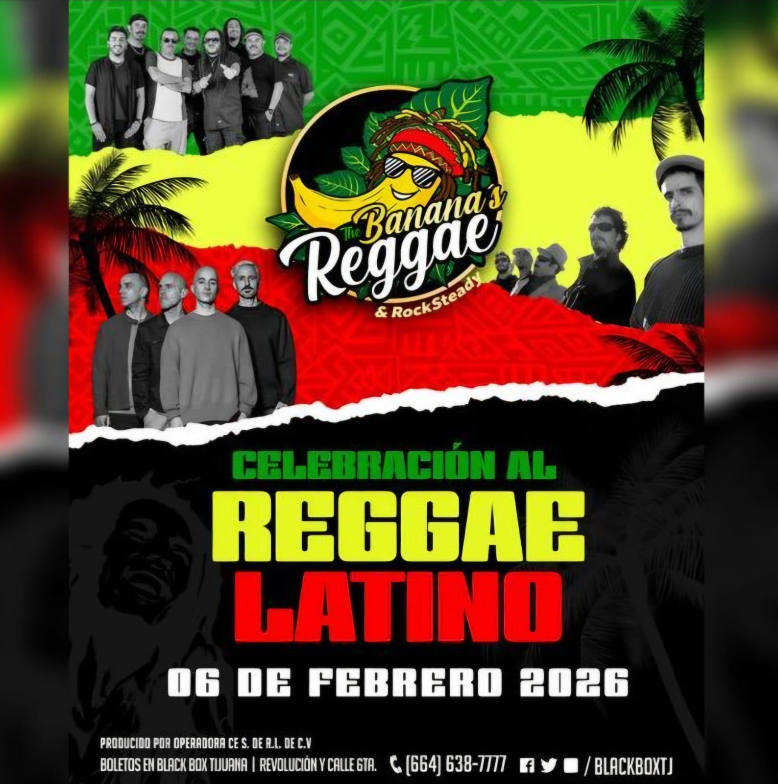 Gran Celebración de Reggae Latino con Banana Reggae en Tijuana 2026