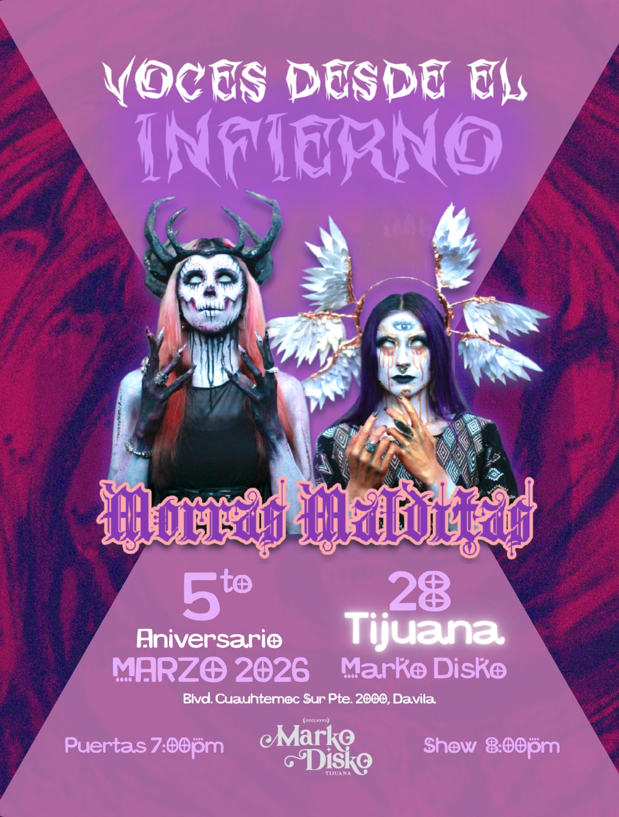 Morras Malditas en Tijuana 2026