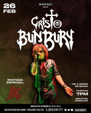 Cristo Bunbury en Tijuana 2026
