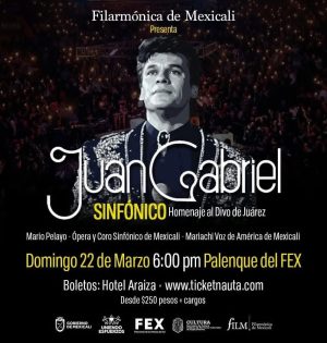 Juan Gabriel Sinfónico en Mexicali 2026