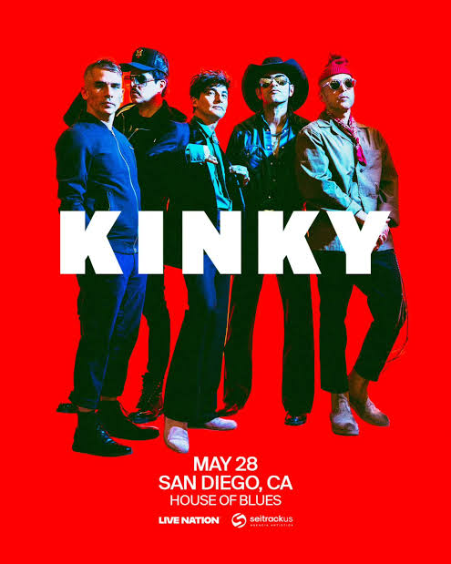 Kinky en San Diego C.A. 2026