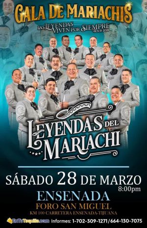 Leyendas del Mariachi en Ensenada 2026