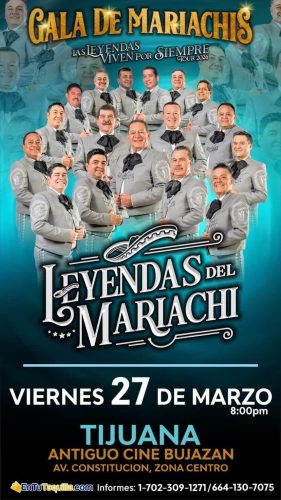 Leyendas del Mariachi en Tijuana 2026