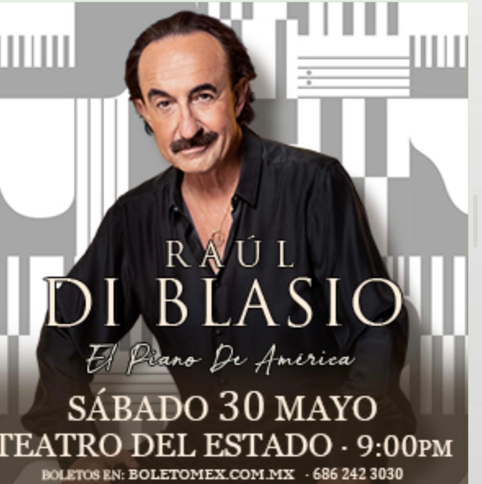 Raúl Di Blasio en Mexicali 2026