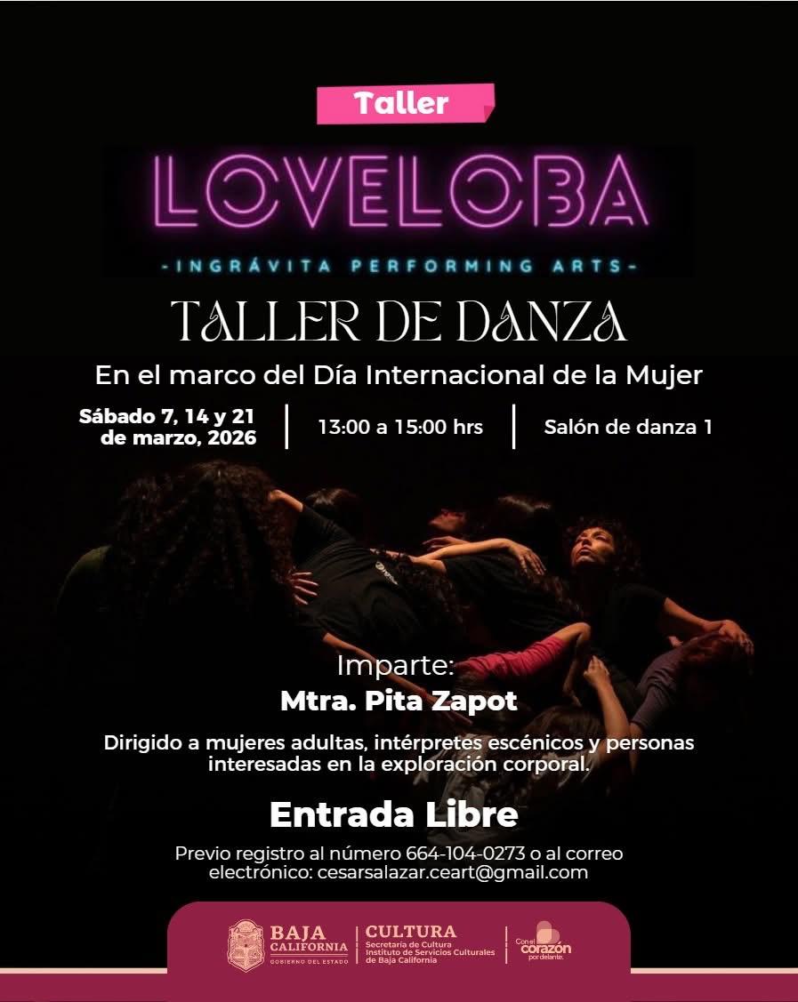Taller de Danza Loveloba en Tijuana 2026