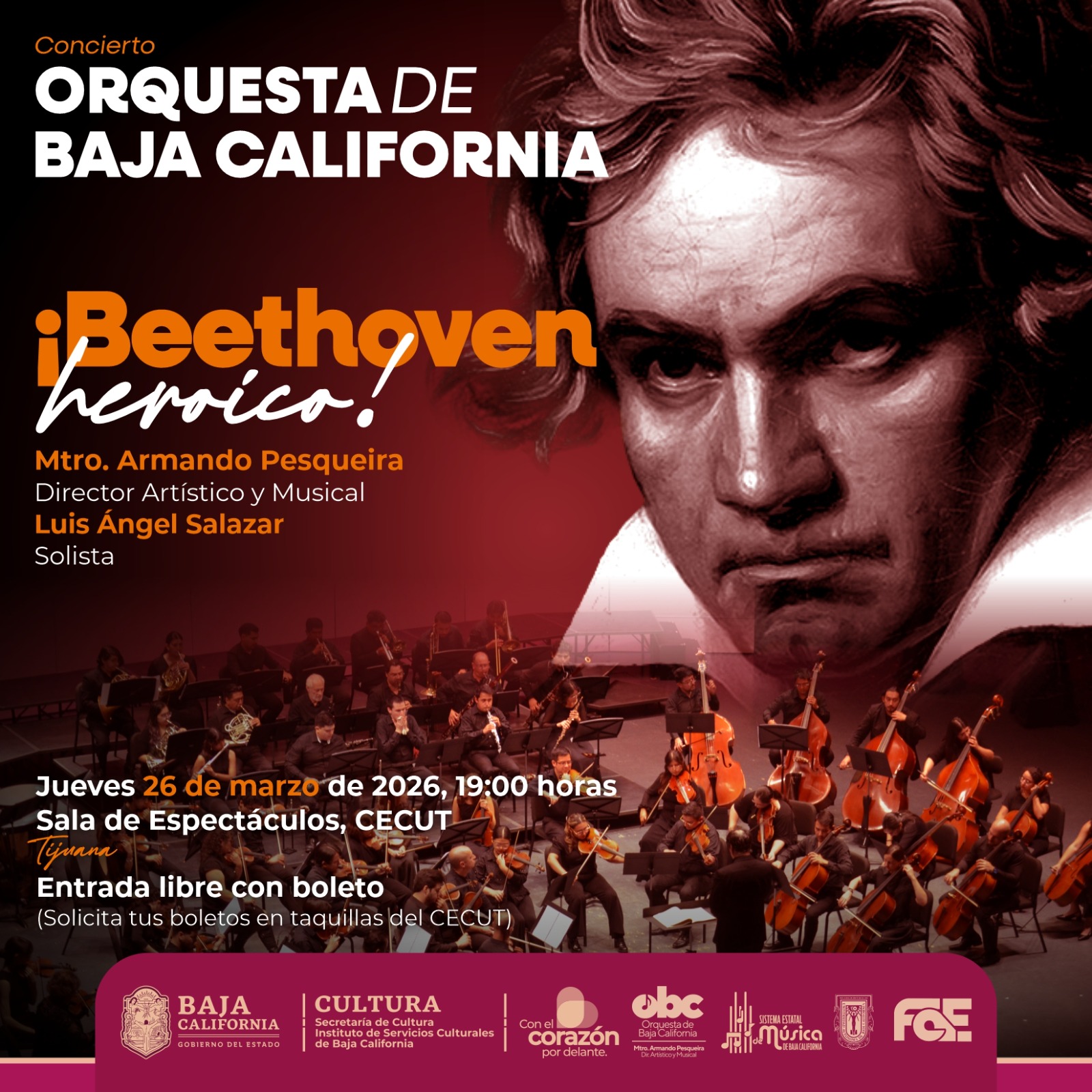 Beethoven heroico en Tijuana 2026