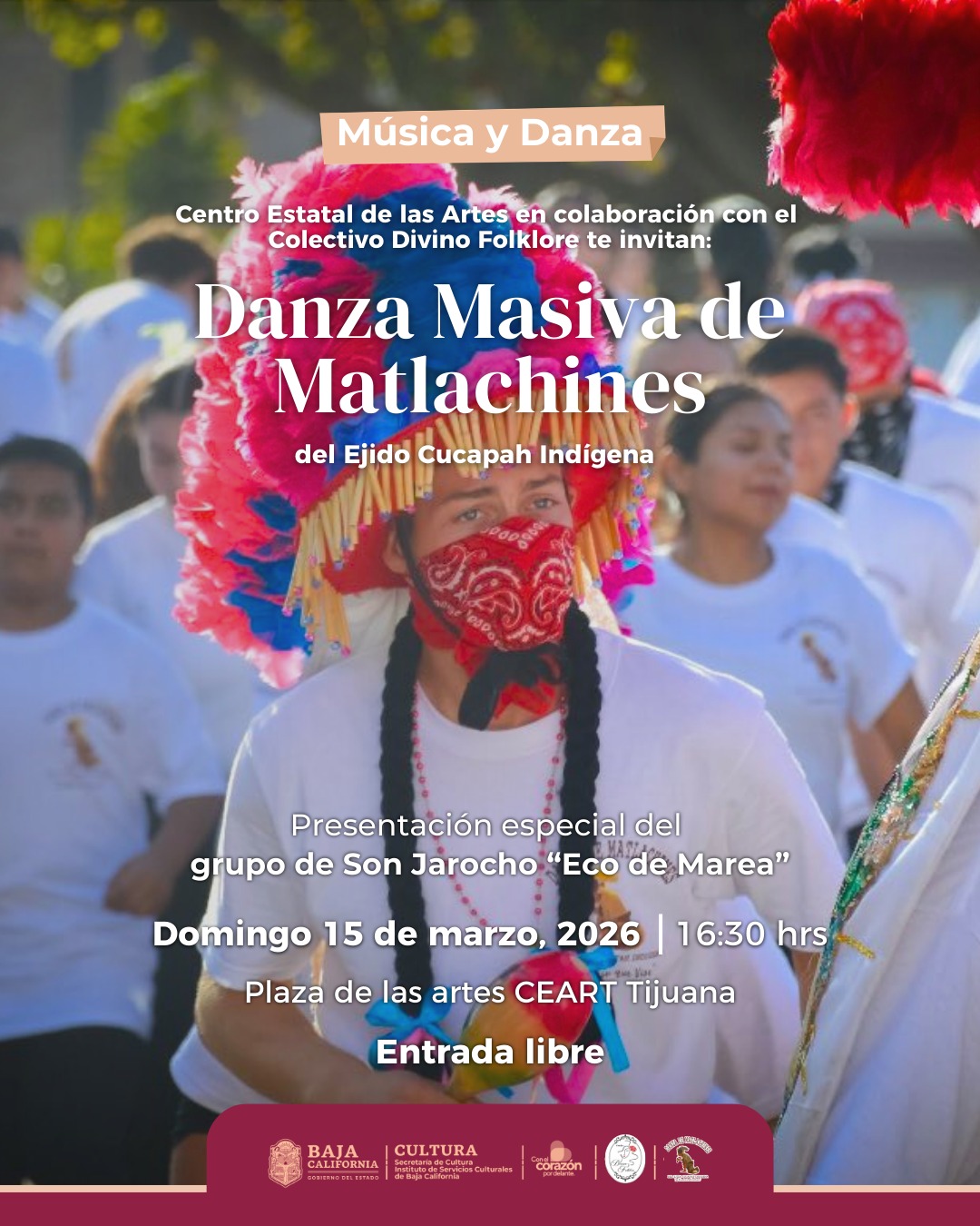 Danza Masiva de Matlachines en Tijuana 2026