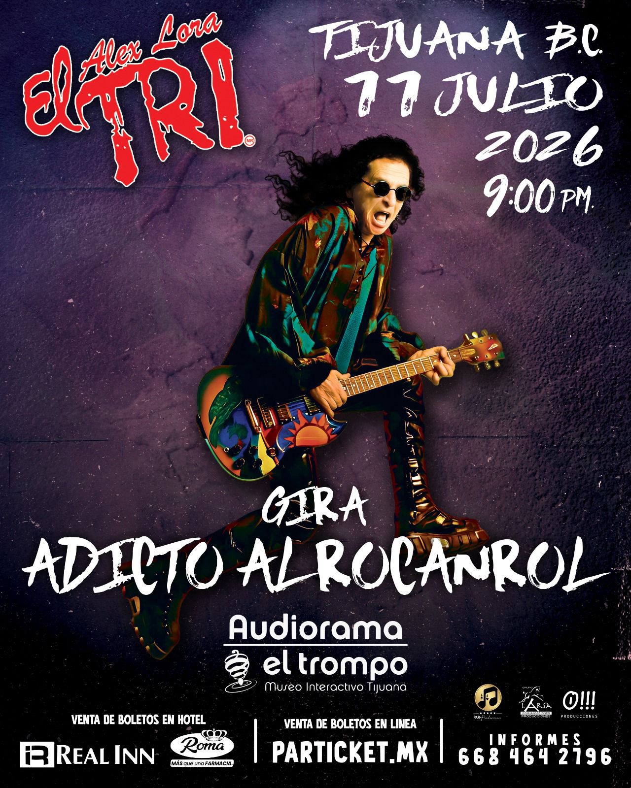 El Tri de Alex Lora en Tijuana 2026