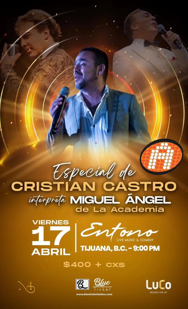 Especial de Cristian Castro en Tijuana 2026