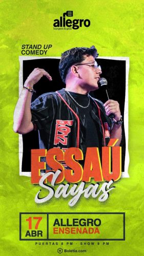 Essaú Sayas en Ensenada 2026