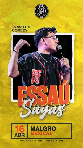 Essaú Sayas en Mexicali 2026