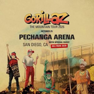 Gorillaz en San Diego 2026