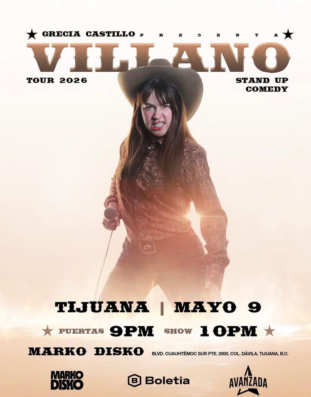 Grecia Castillo en Tijuana 2026