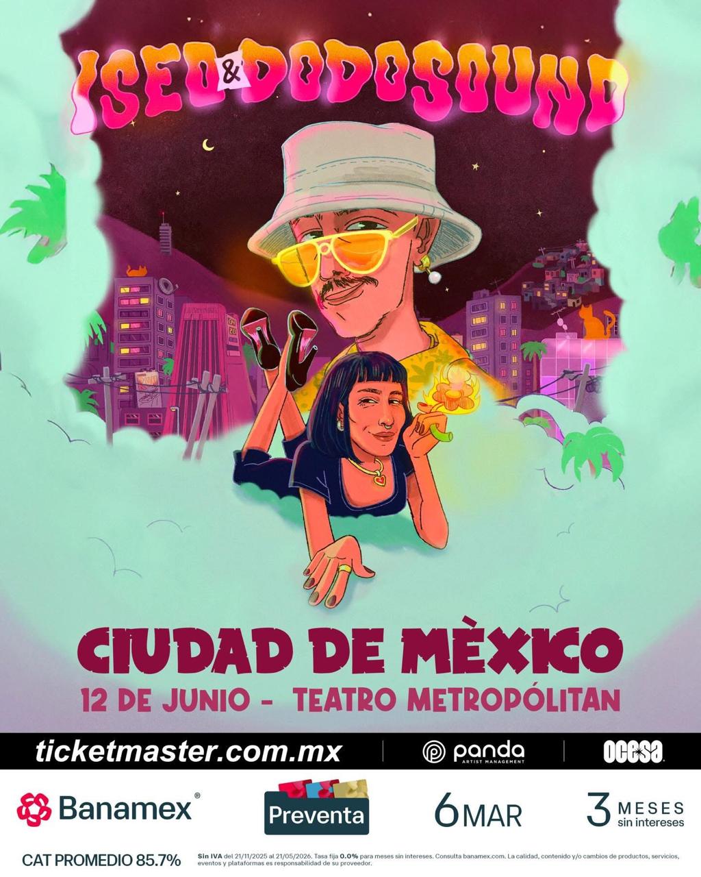 Iseo & Dodosound en CDMX2026