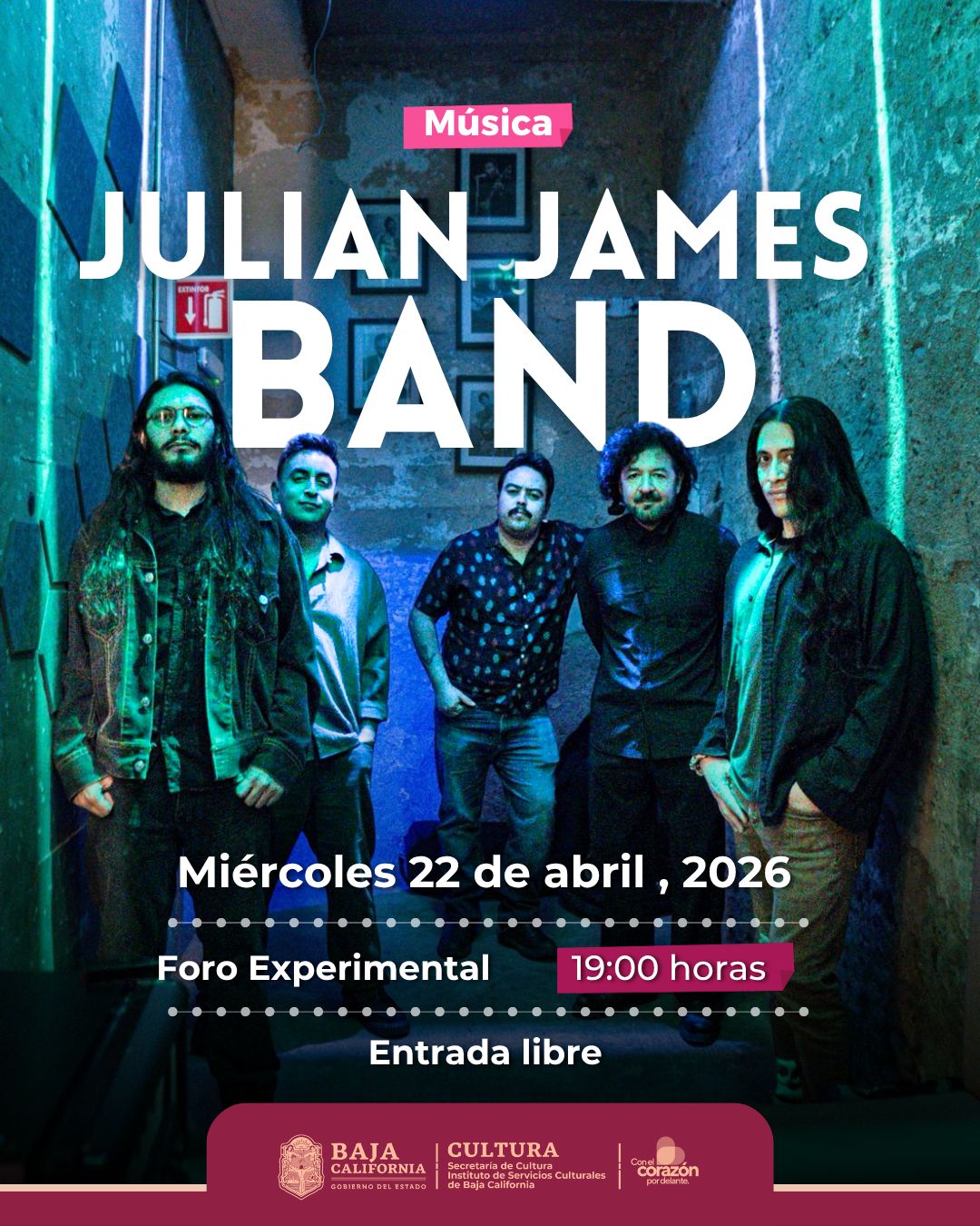 Julian James Band en Tijuana 2026