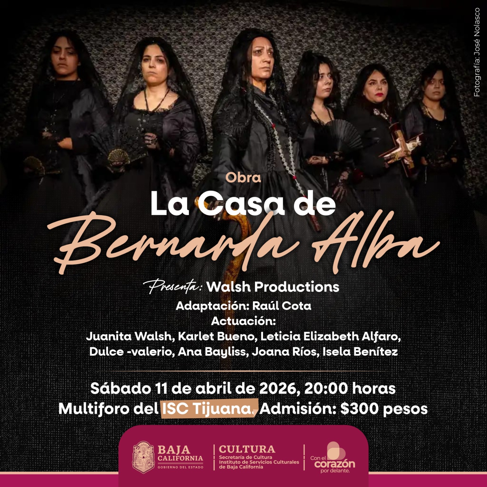 La Casa de Bernarda Alba en Tijuana 2026