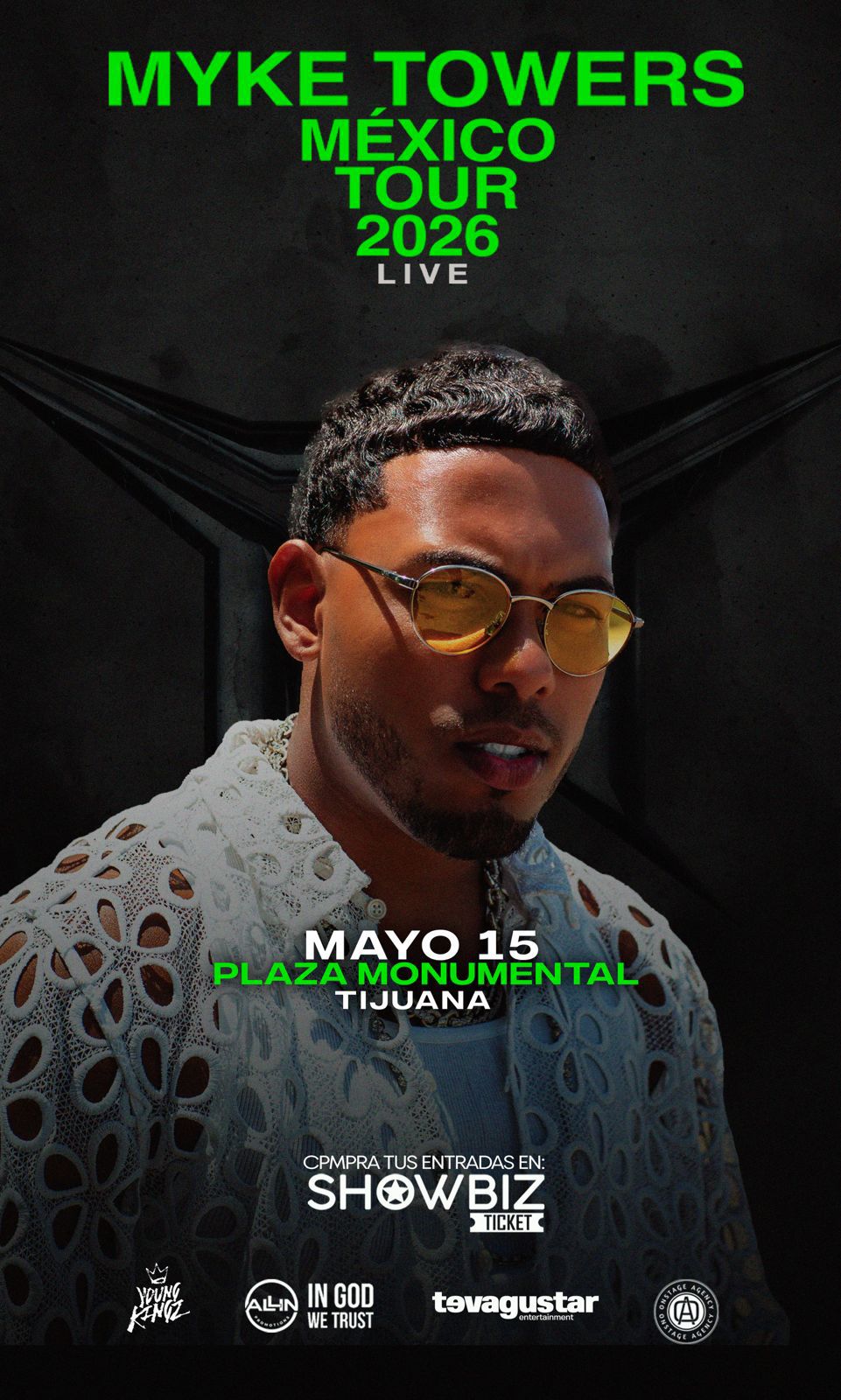 Myke Towers en Tijuana 2026