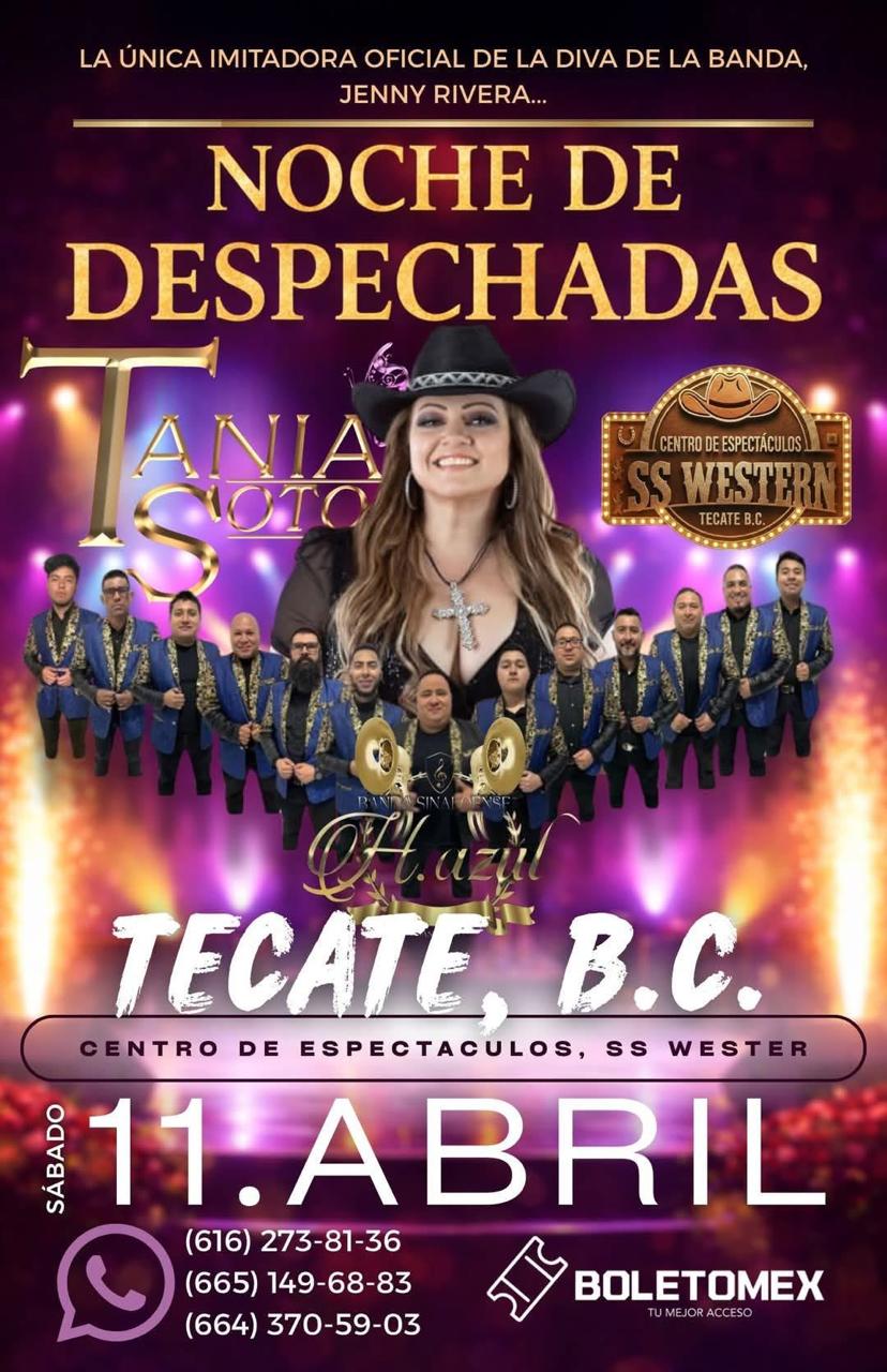 Noche de Despechadas en Tecate 2026