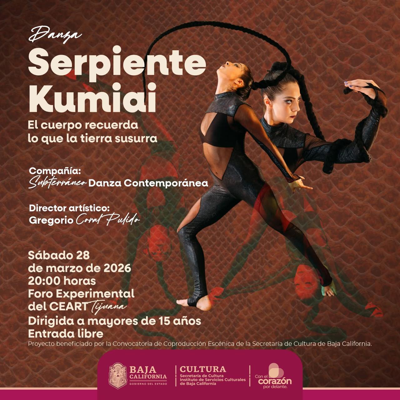 Serpiente Kumiai en Tijuana 2026