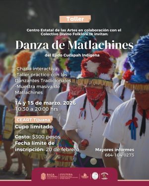 Taller Danza de Matlachines en Tijuana 2026