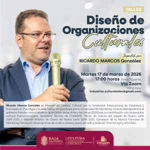 Taller Diseño de Organizaciones Culturales en línea 2026