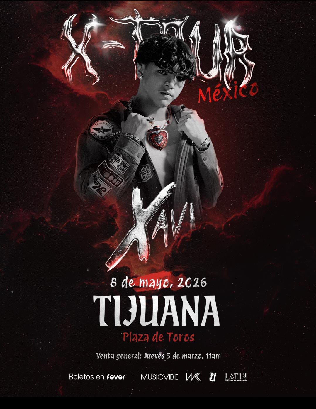 Xavi en Tijuana 2026 - concierto