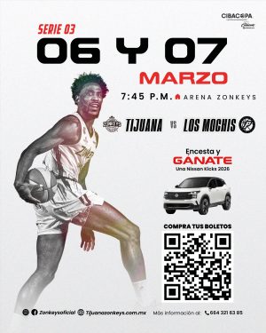 Zonkeys vs Pioneros en Tijuana 2026