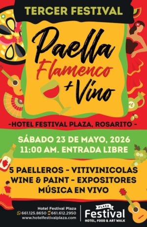 3er Festival Paella Flamenco Vino en Rosarito 2026