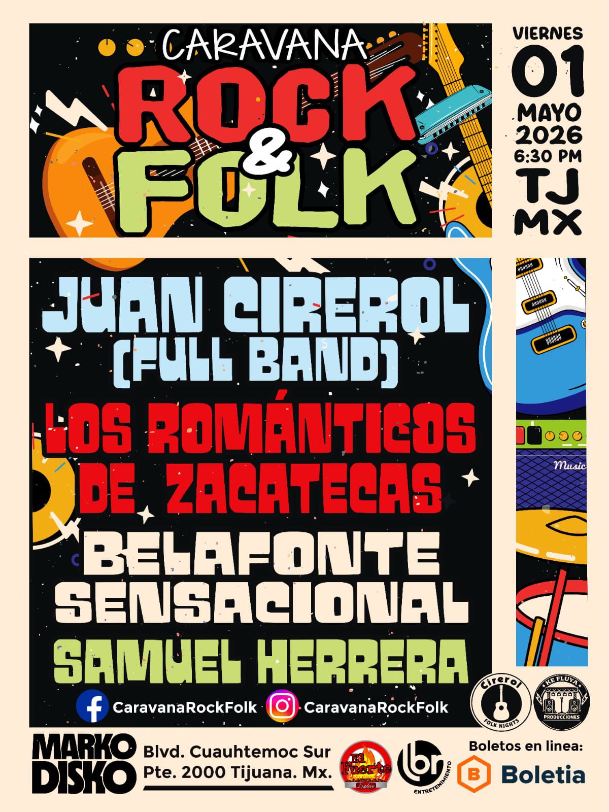 Caravana Rock & Folk en Tijuana 2026