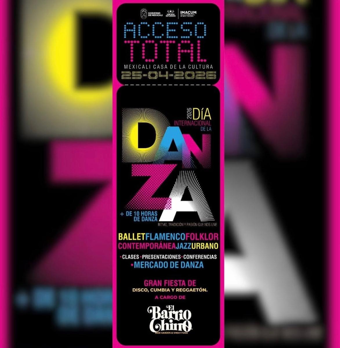 Día Internacional de la Danza en Mexicali 2026