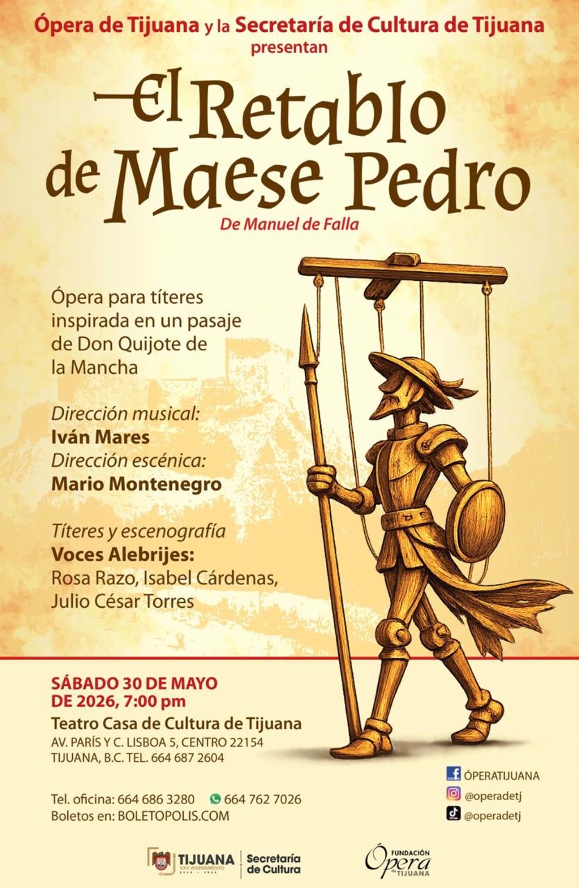 El Retablo de Maese Pedro en Tijuana 2026