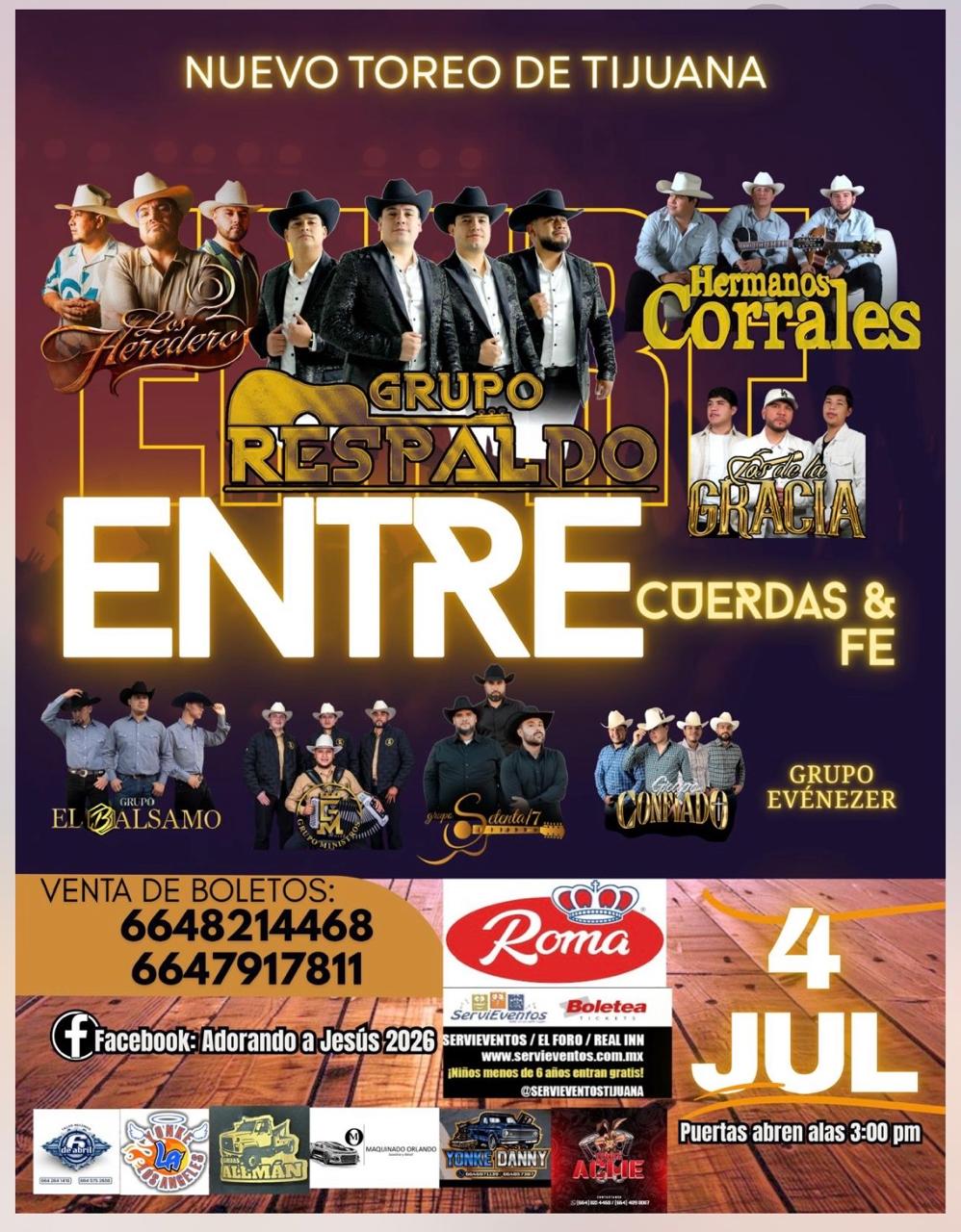 Entre Cuerdas & Fe en Tijuana 2026