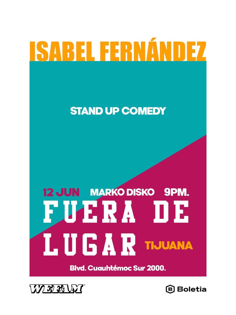 Isabel Fernández en Tijuana 2026